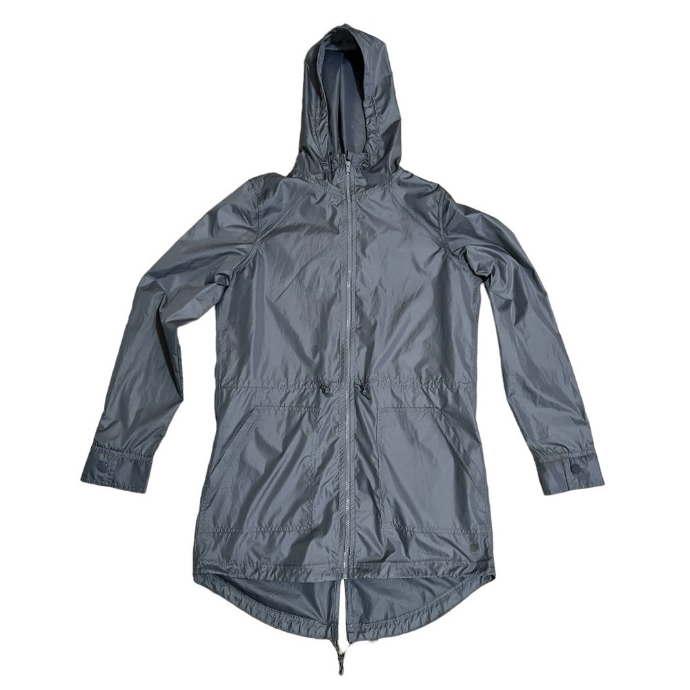 Apana Hooded Lightweight Yoga Windbreaker Gray Size XS